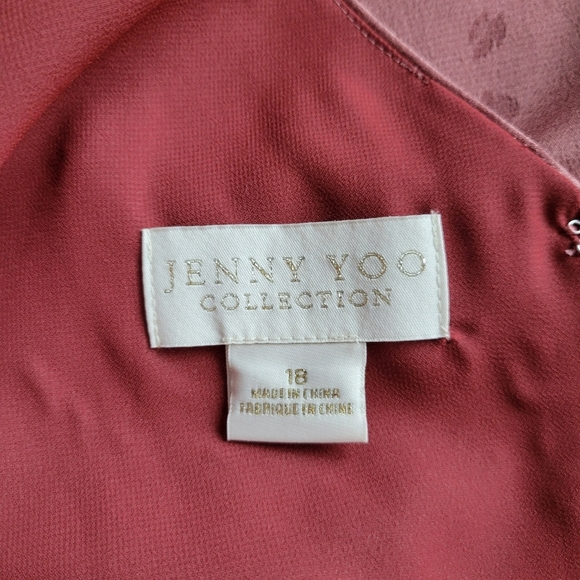 Jenny Yoo Dusty Rose Wedding Dress - Picture 12 of 15